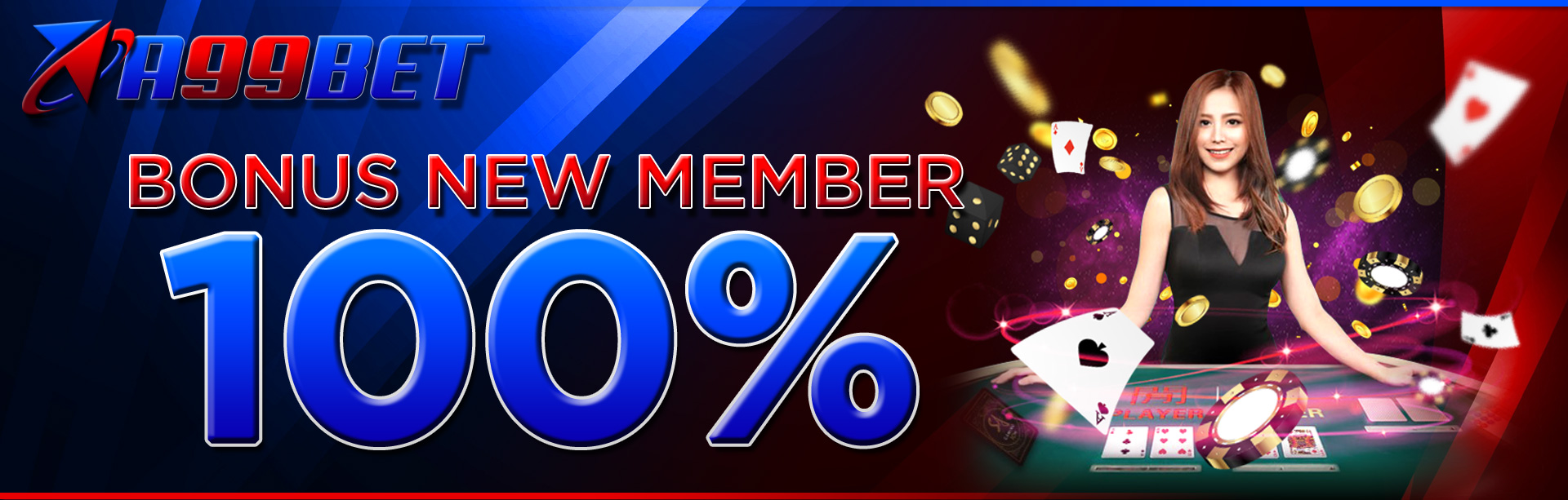 Bonus Member baru 100%