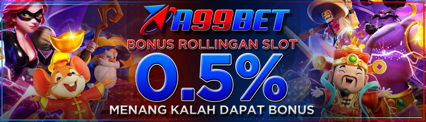 Bonus Rollingan Slot 0.50%